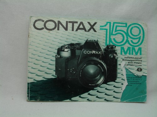 Contax 159 manuale istruzioni - manuale,