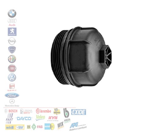 Tappo coperchio calotta filtro - calotta,