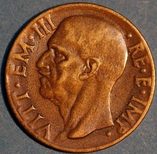 Italy 10 Centesimi 1940