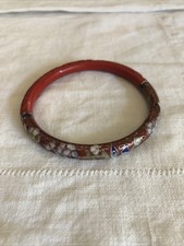 Bracciale vintage cloisonne e cinabro