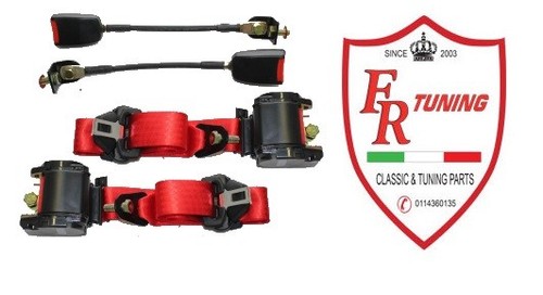 Cinture sicurezza rosso con - cinture, di