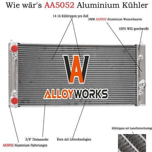 Radiatore alluminio per - radiatore,