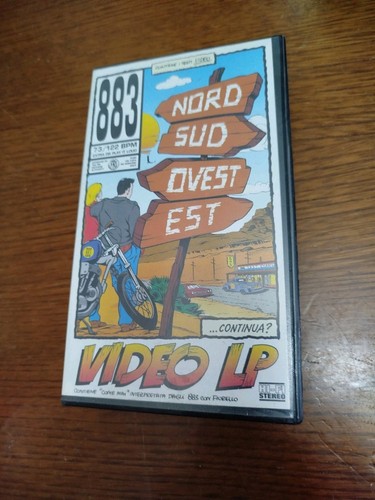 Vhs videocassetta 883 - videocassetta, sud
