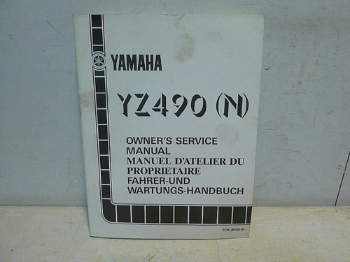 Yamaha yz490 manuale - yamaha, n