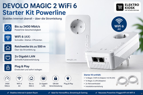 Devolo magic wifi6 starter - magic, 2