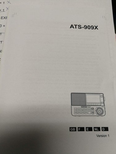 Sangean ats 909x manuale - sangean,