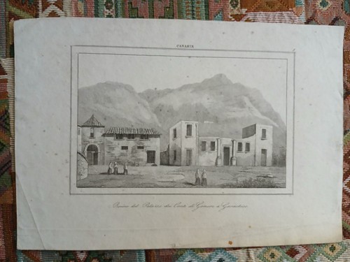 Canarie rovine del palazzo - canarie,