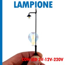LAMPIONE CON LED LANTERNA PER PRESEPI PRESEPE DIORAMA MODELLISMO NATALE