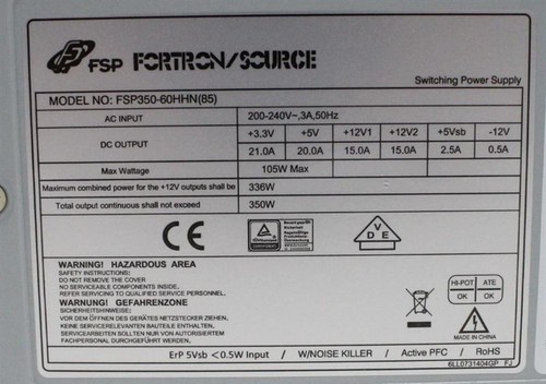 Alimentatore atx fsp - atx,