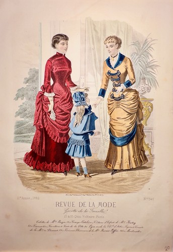 Costume donna moda 1882