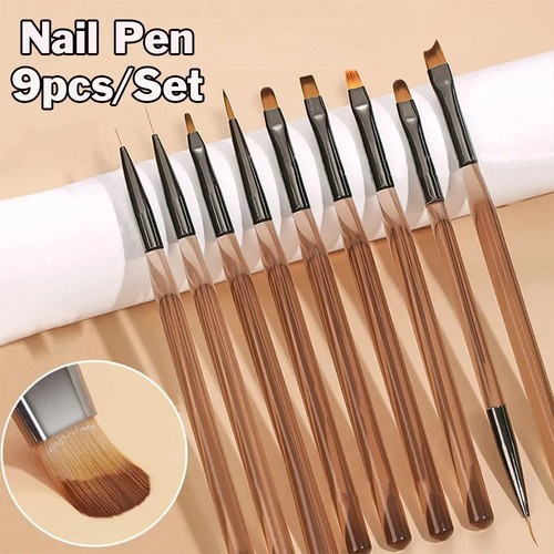 Kit pennelli nail art gel - nail,