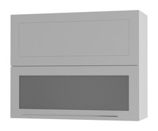 Pensile cucina pieghevole BARI 90 cm ribaltabile alto vetro colore a scelta BA-W8BS/90-A