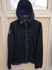 Felpa con cappuccio e zip uomo