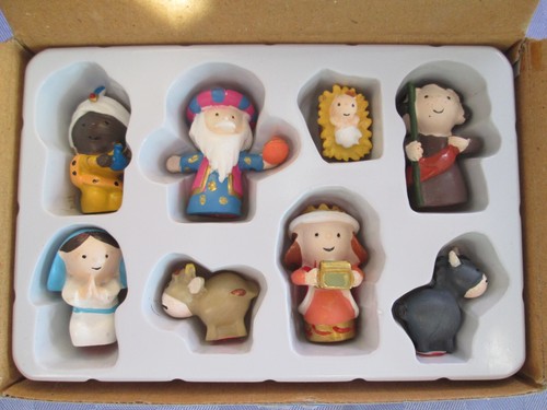 Mini presepe con - con, statuine