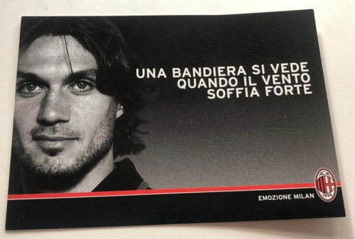 Football milan cartolina - football,