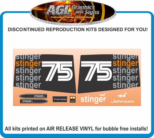 Replacement outboard decal - replacement,