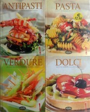 ANTIPASTI + PASTA + VERDURE + DOLCI - Lotto 4 libri di cucina - Idea Libri