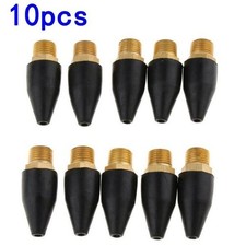 10Pcs Lotto Gomma/Ottone Punta