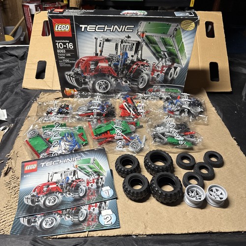 Lego set 8063 trattore con - trattore,