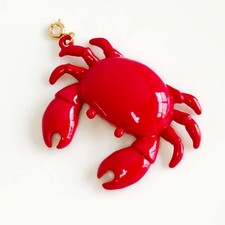 Nuovo 1pz Ciondolo Granchio Zara per Collana Chic Donna Festa Vacanze Gioielli