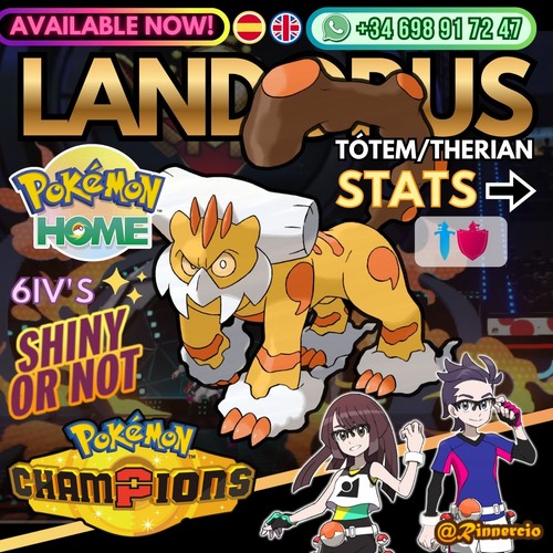 Landorus therian 6ivs - landorus,