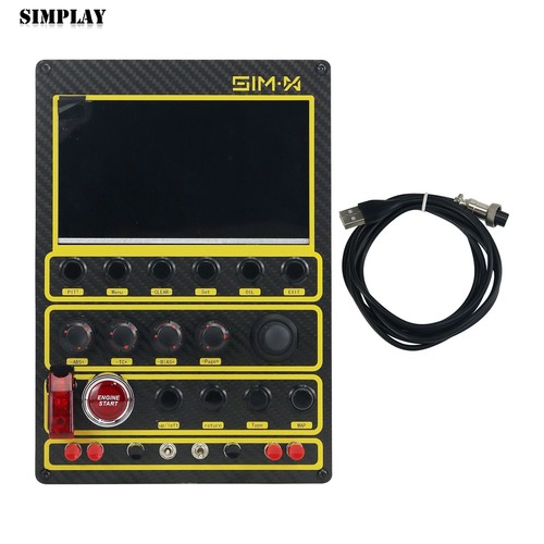Simx 7in schermo lcd racing - simx,