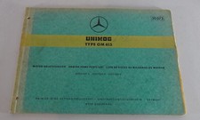 Parts catalogue/parts list