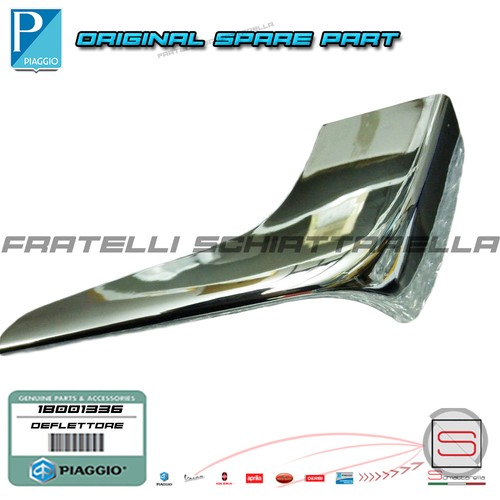 Deflettore cromato bordo scudo - deflettore,