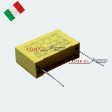 CONDENSATORE POLIPROPILENE MKP-X2 2,2uF 275Vac P. 27,5mm 2.2UF 40/100/21