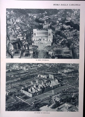 Stampa del 1928 roma dalla - stampa,