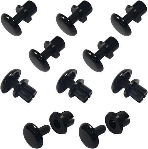 10x rivetti plastica per - rivetti,