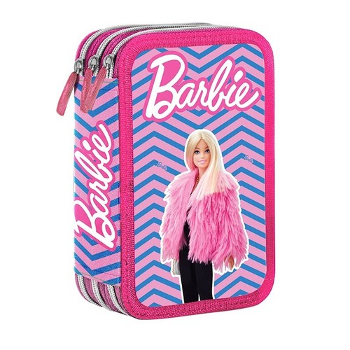 Astuccio scuola zip - zip, barbie