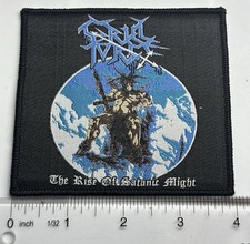 cruel force l'ascesa del potere satanico patch tessuto bordo nero 