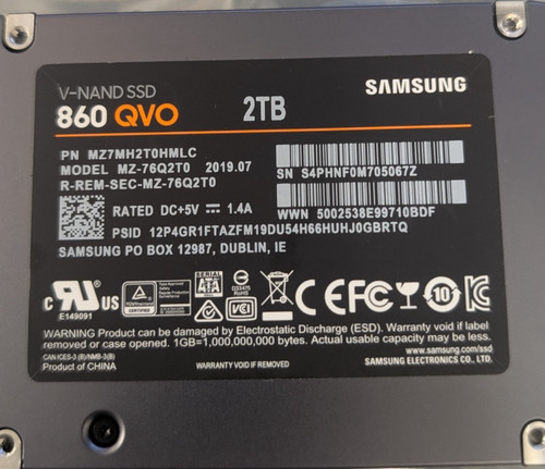 Ssd interno samsung - 2,