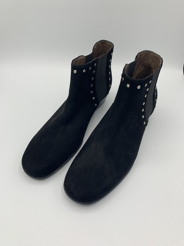 Stivaletti donna camoscio nero