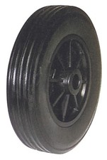 Ruota piena Ø200 mm in poliuretano per carrelli portasacchi foro Ø20 mm Utilia