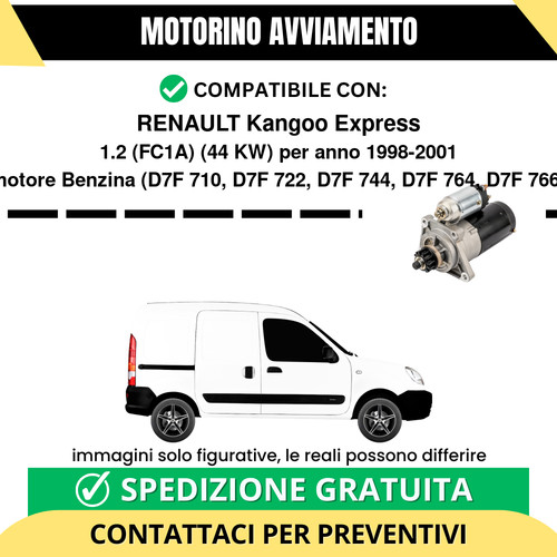 Motorino avviamento renault - motorino,