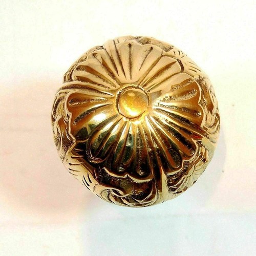 Antico manico ottone - in,