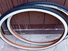 Coppia di copertoni pneumatici bici misura 24" CST Traveller bicolore Nuovi