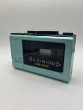 Sony walkman WM-6 stereo cassette player PER PARTI azzurro usato vintage