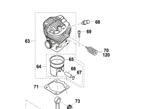 Makita dolmar 038 - makita, 038-130-071