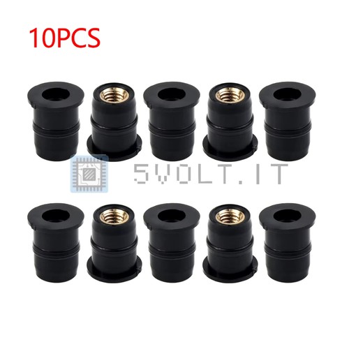 10pz dado gomma metrica - 10pz, in