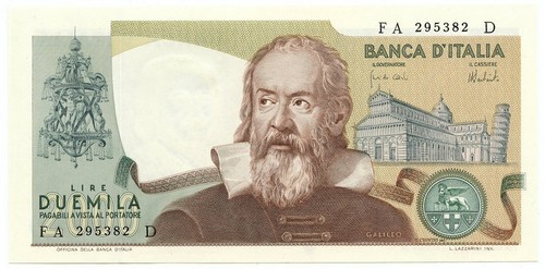 2000 lire banca italia - 2000, d'italia
