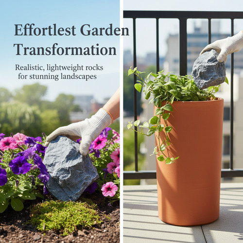 Finte rocce giardino - finte,