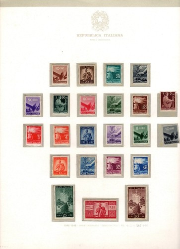 Repubblica italiana collezione - repubblica,