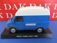 Die cast 1/43 Modellino Furgone Polizia Police Iveco Turbo Daily 1990