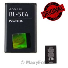 NOKIA BATTERIA ORIGINAL BL-5CA 1110 1111 1112 1200 1208 1209 1680 1100 2310 1600