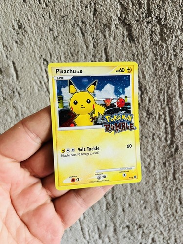 Pikachu holo rumble promo - pikachu,
