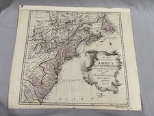 Antica MAPPA NUOVA INGHILTERRA