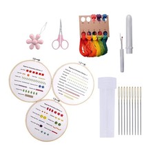 Kit ricamo iniziale fili - kit,